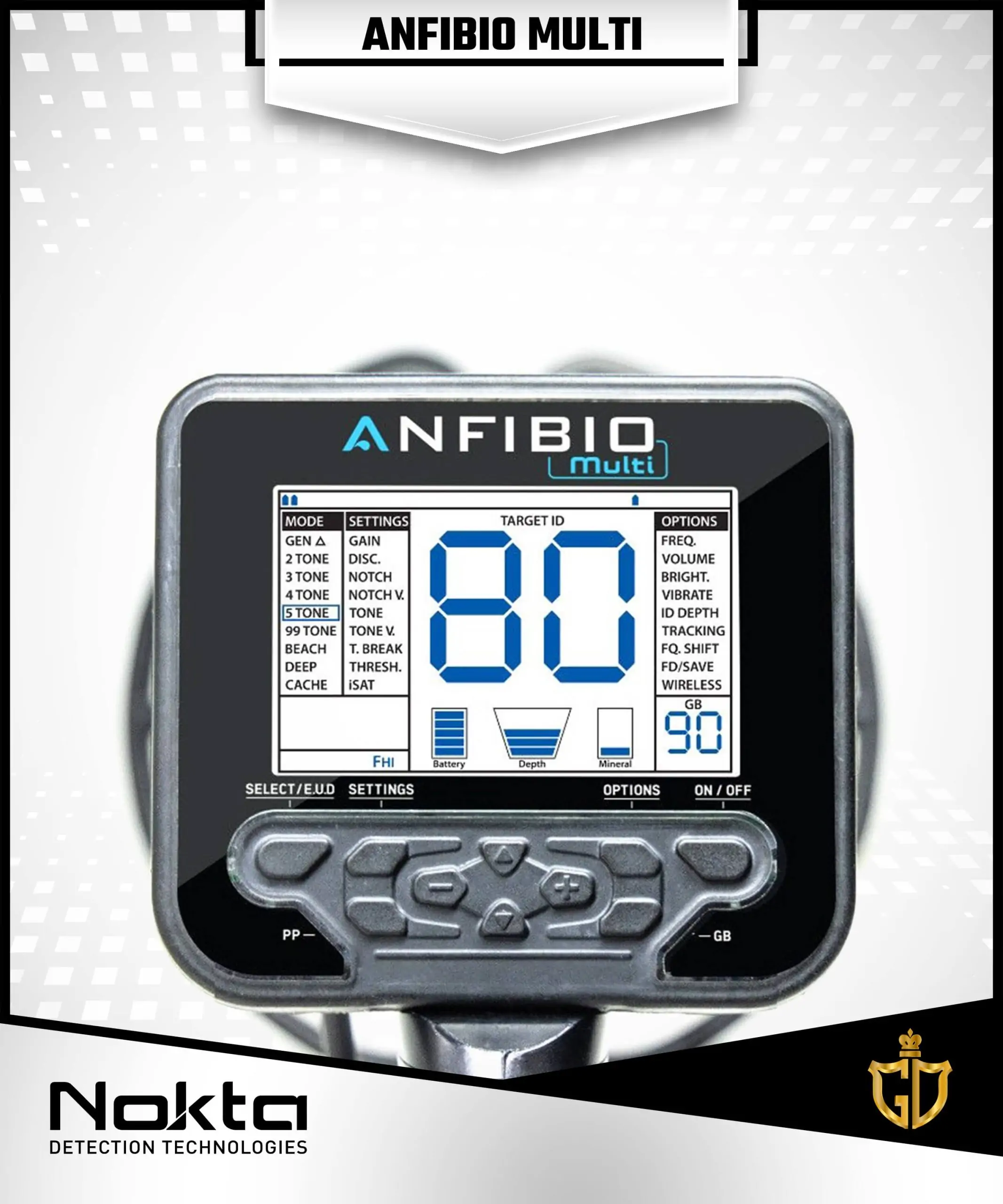 Anfibio Multi is the new, rugged, multi-purpose detector from